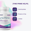 Houston Enzymes - Zyme Prime - 90 Capsules - Digestive Enzymes Women & Men Enzyme, Digestion for Carb, Fat & Protein Breakdown, Helps Intolerances, B