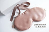 Premium Handcrafted 25 Momme Mulberry Silk Eye Mask for Sleeping (Purple Passion)