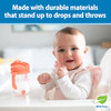 Dr. Brown's Milestones Baby's First Straw Cup, Training Cup with Weighted Straw, 9 oz/270 mL, BPA-free, 6m+, Coral/Olive Green, 2-Pack