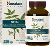 Himalaya Organic Neem Herbal Supplement, for Mild Acne & Clear Skin, Purifying, Ayurvedic, USDA Certified Organic, Non-GMO, Vegan, 600 mg, 60 Plant B