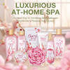 Green Canyon Spa Gifts Baskets for Women, 11pcs Cherry Blossom Spa Relaxing Gift Bags Sets with Shower Gel, Body Lotion, Christmas Birthday Gifts for