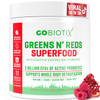 GOBIOTIX Greens Powder - Superfood with Greens and Reds - Probiotic Supplement - Digestive Enzymes and Beet Root Powder - Organic Whole Foods Dietary