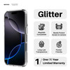 QOVOC for iPhone 16 Pro Max Case, Clear Glitter MagSafe Compatible, Bling Sparkly Girly Case for iPhone 16 Pro Max, Magnetic Protective Phone Cover,