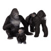 Terra by Battat  4 Pieces Gorilla Toys Family Set  Realistic Gorilla Figurines  Zoo Animal Toys for Kids and Toddlers 3+ Years  Plastic Jungle An