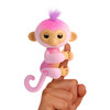 Fingerlings 2023 New Interactive Baby Monkey Reacts to Touch  70+ Sounds & Reactions  Harmony (Pink)