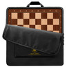 A&A 18.875" Professional Wooden Tournament Chess Board/Mahogany & Maple Inlaid /2.0" Squares w/Notation