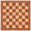 A&A 18.875" Professional Wooden Tournament Chess Board/Mahogany & Maple Inlaid /2.0" Squares w/Notation