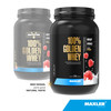 Maxler 100% Golden Whey Protein - 23g of Protein per Serving - Whey Protein Powder for Pre Post Workout - Fast-Absorbing Whey Concentrate, Isolate &