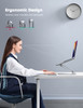 Lamicall Adjustable Laptop Stand, Portable Laptop Riser, Aluminum Laptop Stand for Desk Foldable, Ergonomic Computer Notebook Stand Holder for MacBoo