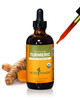 Herb Pharm Certified Organic Turmeric Root Liquid Extract for Musculoskeletal System Support - 4 oz