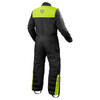 REV'IT! Pacific 4 H2O Motorcycle Rain Suit (Black/Neon Yellow - X-Large)
