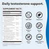 LifeSeasons Masculini-T - Testosterone Support Supplement - Enhances Mental & Physical Aspects of Sexual and Athletic Performance - Supports Normal E