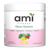 Ami Fitness Glow Greens Powder, Collagen with Probiotics, Vitamins, Digestive Enzymes, Superfoods, Gut Health, Bloating Relief, Radiant Skin, Natural