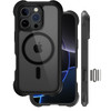 MAGEASY Designed for iPhone 16 Pro Bumper Case 6.3" - 20ft Ultimate Drop Protection Compatible with MagSafe, Protective Case with Shockproof Bumper,
