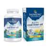 Nordic Naturals Arctic Cod Liver Oil, Lemon - 180 Soft Gels - 750 mg Total Omega-3s with EPA & DHA - Heart & Brain Health, Healthy Immunity, Overall