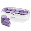 Conair Hot Rollers for Long, Medium & Short Hair, 12 Ceramic Flocked 1½-Inch and 1¾-Inch Heated Hair Rollers with Clips, Hot Curlers for Women, Volum