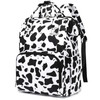 Xunteny Cow Print Women Laptop Backpack, College School Backpack Bookbag 15.6 Inch Computer Backpacks for Work Business Travel