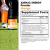Optimum Nutrition Amino Energy - Pre Workout with Green Tea, BCAA, Amino Acids, Keto Friendly, Green Coffee Extract, Energy Powder - Orange Cooler, 6