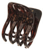 France Luxe Double Tooth Claw Clip - Classic - Mojave