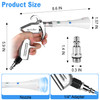phepetroll Air Blow Gun Car Detailing Dry Cleaning Air Gun with Tapered Nozzle High Pressure Car Cleaning Tool, Car Dryer Air Blower for Car Surfaces