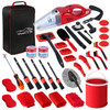 37PCS Car Detailing Kit Interior Cleaner, Auto Detailing Kit, Car Vacuum Car Interior Detailing Kit, Car Wash Kit with Bucket Detailing Brush Set Car