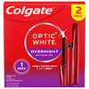 Colgate Optic White Overnight Teeth Whitening Pen, Enamel Safe and Vegan, Teeth Stain Remover to Whiten Teeth, Teeth Whitening for Sensitive Teeth, 3