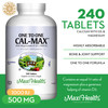 Maxi Health 500 mg Calcium Supplement with Vitamin D3 (1000 IU) and Magnesium (500 mg) - Bone, Teeth and Joint Support for Men and Women - 240 Tablet