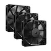CORSAIR RS120 120mm PWM Fans  Daisy-Chain Connection  Low-Noise  Magnetic Dome Bearing  Triple Pack  Black