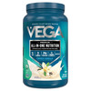 Vega Organic All-in-One Vegan Protein Powder, French Vanilla -Superfood Ingredients, Vitamins for Immunity Support, Keto Friendly, Pea Protein for Wo