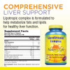 Nature's Life Lipotropic Complex | Comprehensive Support for Healthy Liver Function | with Choline & Inositol | Non-GMO | 180 Vegetarian Tablets