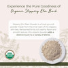 Starwest Botanicals Organic Slippery Elm Bark Powder - Traditional Herb for Tea & Recipes, Enjoy with Milk & Sweetener, Certified Kosher, Non-GMO - B