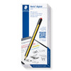 STAEDTLER Noris Jumbo Digital Stylus Pen: No Charging, EMR Palm Rejection, 4.096 Pressure Levels, Hexagonal Shape, Natural Writing and Drawing on Tou