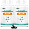 Orgabay Liposomal NAD+ Supplement 500 mg, High Absorption, Boost NAD+ with TMG 250 mg, Actual NAD Plus More Efficient Than Nicotinamide Riboside, Sup