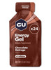 GU Energy Original Sports Nutrition Energy Gel, Chocolate Outrage, 24 Count Box