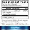 Douglas Laboratories E-400 | Vitamin E for Antioxidant Protection and Cardiovascular Support | 100 Capsules