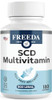 FREEDA SCD Multivitamin  Daily Multivitamin Supplement for Men & Women  Vegan, Gluten-Free, SCD Legal  Kosher Certified Adult Vitamins  Specific