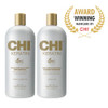 CHI Moisturize It Duo Keratin Shampoo & Conditioner Set, Hydrating Formula Restores & Strengthens Hair, Sulfate & Paraben-Free, 2 Bottles, 32 Oz