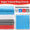 FIXSMITH Shop Towels, Microfiber Cleaning Cloth Bulk, 200 Pack Microfiber Towels for Cars, All-Purpose Absorbent Cleaning Rags, Dust Cloth for Automo