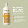 Mizani True Textures Moisture Replenish Shampoo For Curly Hair - Smooths & Hydrates With Coconut Oil, Sulfate & Paraben-Free