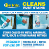 STAR BRITE Rust & Corrosion Stain Remover - Fast-Acting Spray for Fiberglass, Vinyl, Fabric, Metal & Painted Surfaces - Also Removes Sprinkler Stains