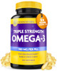 InnovixLabs Triple Strength Omega 3 Supplement, Burpless Fish Oil for Women and Men - 900 mg EPA & DHA, Brain & Joint Support, Award Winning & Third-