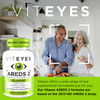 Viteyes AREDS 2 Eye Vitamins, Classic Macular Support, Allergen Free Capsules, with Natural Vitamin E, Vitamin C, Zinc, Copper, Lutein & Zeaxanthin,