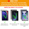 for Samsung Galaxy Tab S9 FE+/ S9+ /S10+ 12.4 inch Keyboard Case: 7 Color Backlit Detachable Smart Tablet Keyboard Cover with Touchpad - Tab S9 FE Pl