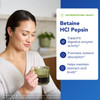 Pure Encapsulations Betaine HCl Pepsin - Digestive Enzymes Supplement for Digestion Aid & Support, Stomach Acid & Nutrient Absorption* - with Betaine