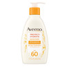Aveeno Protect + Hydrate Sunscreen Moisturizing Lotion with Prebiotic Oat, Broad Spectrum SPF60, Paraben, & Oil Free, Weightless, Water & Sweat Resis