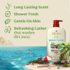 Old Spice Body Wash for Men, 24/7 Shower Fresh with Lasting Scent, Cleanse & Refresh, Gentle on Skin, Vitamin B3, Fiji with Palm Tree + Coconut Scent
