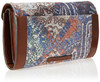 Lucky Brand Love fabric Crossbody Wallet convertible purse with adjustable strap interior wallet function, One Size US