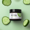 Revival Eye Gel by Laurentiu - Cucumber Eye Cream with Caffeine, Treats Under Eye Puffiness, Dark Circles, Eye Bags, Puffy Eyes, and Wrinkles for Ins