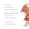 Glo Skin Beauty Pressed Base Powder Foundation Makeup (Chestnut Light) - Flawless Coverage for a Radiant Natural, Second-Skin Finish