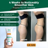 GUAM DUO Anti Cellulite Cream Cold Formula | Seaweed Cellulite Treatment for Leg Skin Tightening, Menthol Firming Body Lotion for Body Sculpting on L